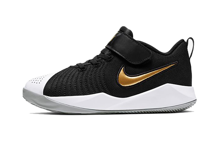 (Preschool) Nike Team Hustle Quick 2 Low 'Black Gold' AT5299-010