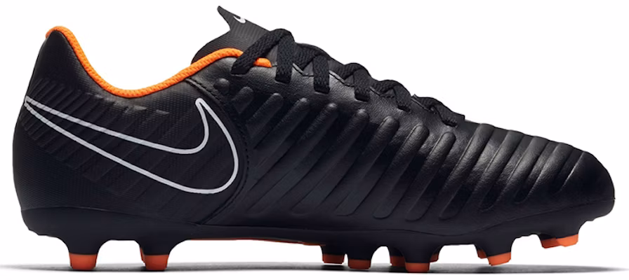 兒童 Nike Tiempo Legend 7 Club FG 硬場地足球鞋 黑橙色 Order 兒童 Nike Tiempo Legend 7 Club FG 硬場地足球鞋 黑橙色