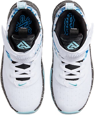 BP幼童 Nike Zoom Freak 3 字母哥 戰鬥籃球鞋 白藍色 Shop BP幼童 Nike Zoom Freak 3 字母哥 戰鬥籃球鞋 白藍色