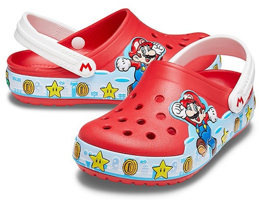 (PS) Nintendo x Crocs Classic Lights Clog 'Fun Lab - Super Mario' 206438-8C1 Shop (PS) Nintendo x Crocs Classic Lights Clog 'Fun Lab - Super Mario' 206438-8C1