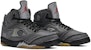 (PS) Off-White x Air Jordan 5 Retro SP 'Muslin' Lelaki & Wanita Sneakers CV4827-001