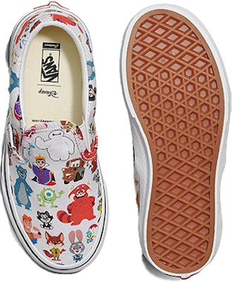 (Preschool) On x Vans Customs x Disney 100 Multi Character Slip-On Shoes 'White Multi' VN0A3VC1477 Shop (Preschool) On x Vans Customs x Disney 100 Multi Character Slip-On Shoes 'White Multi' VN0A3VC1477