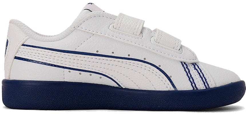 中童 one8 x PUMA 休閒 低幫 兒童板鞋 白藍 Order 中童 one8 x PUMA 休閒 低幫 兒童板鞋 白藍