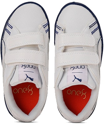 (Preschool) Puma x one8 Sneaker Low 'White Blue' 375530-02 Lookbook (Preschool) Puma x one8 Sneaker Low 'White Blue' 375530-02