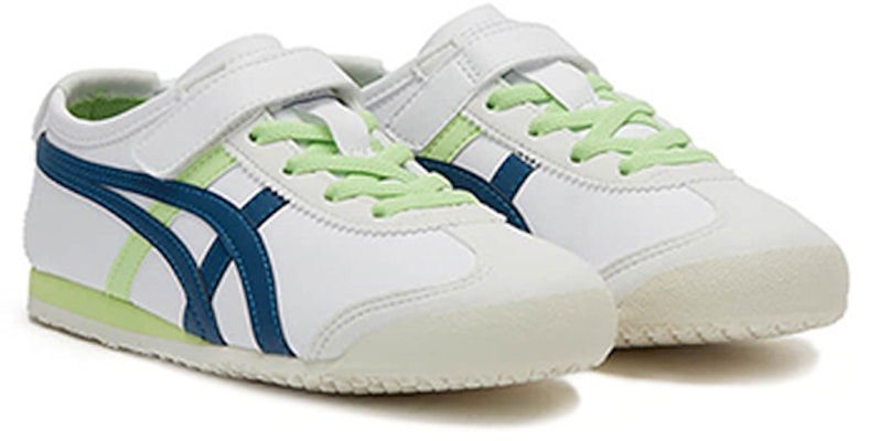 (Preschool) Onitsuka Tiger Mexico 66 'White Green Blue' 1184A049-101 Order (Preschool) Onitsuka Tiger Mexico 66 'White Green Blue' 1184A049-101