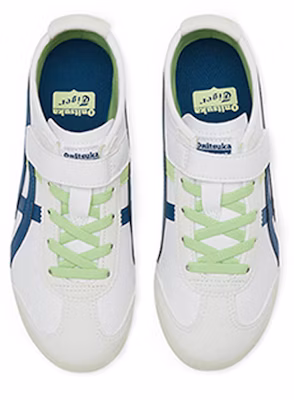 (Preschool) Onitsuka Tiger Mexico 66 'White Green Blue' 1184A049-101 Shop (Preschool) Onitsuka Tiger Mexico 66 'White Green Blue' 1184A049-101