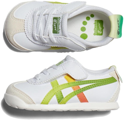 (Preschool) Onitsuka Tiger Mexico 66 'White Neon Lime' 1184A218-100 Purchase (Preschool) Onitsuka Tiger Mexico 66 'White Neon Lime' 1184A218-100
