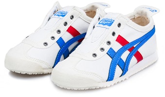 中童 Onitsuka Tiger鬼塚虎 Mexico 66 Slip-on 低筒運動休閒鞋 白藍 Lookbook 中童 Onitsuka Tiger鬼塚虎 Mexico 66 Slip-on 低筒運動休閒鞋 白藍