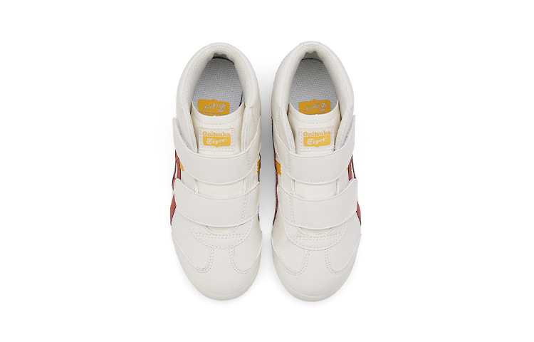 Lookbook 中童 Onitsuka Tiger Mexico 中筒跑步鞋 白紅