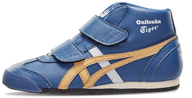 (Preschool) Onitsuka Tiger Mexico Mid Runner 'Blue Yellow White' 1184A002-400 (Preschool) Onitsuka Tiger Mexico Mid Runner 'Blue Yellow White' 1184A002-400