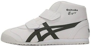 (Preschool) Onitsuka Tiger Mexico Mid Runner 'White Black' 1184A132-102 (Preschool) Onitsuka Tiger Mexico Mid Runner 'White Black' 1184A132-102