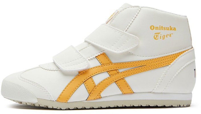 (Preschool) Onitsuka Tiger Mexico Mid Runner 'White Yellow' 1184A132-100 Buy (Preschool) Onitsuka Tiger Mexico Mid Runner 'White Yellow' 1184A132-100
