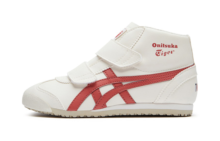 Buy (PS) Onitsuka Tiger Mexico Mid Runner Blanco/Rojo 1184A132-101