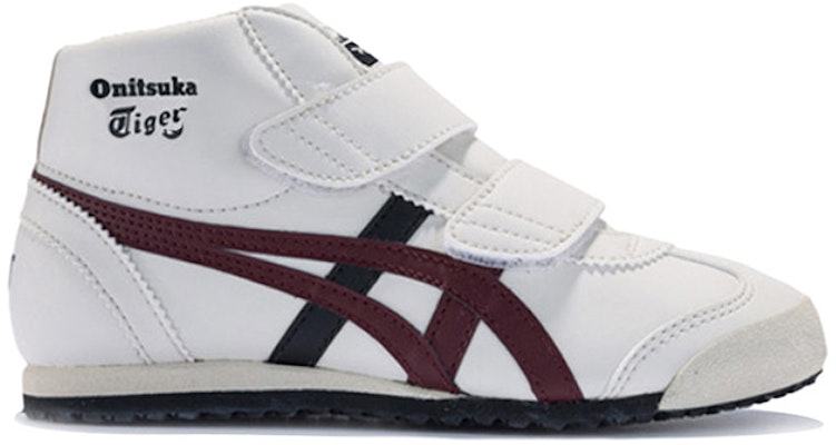 (Preschool) Onitsuka Tiger Mexico Mid Running Shoes Runner K Creamy/Brown/Red 1184A002-250 Order (Preschool) Onitsuka Tiger Mexico Mid Running Shoes Runner K Creamy/Brown/Red 1184A002-250