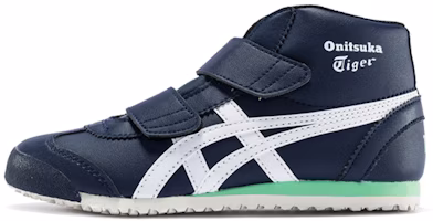 (Preschool) Onitsuka Tiger Mexico Mid Runnner Sneakers 'Navy' 1184A031-400 (Preschool) Onitsuka Tiger Mexico Mid Runnner Sneakers 'Navy' 1184A031-400