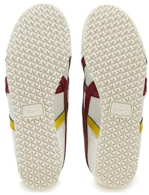 (Preschool) Onitsuka Tiger Serrano 'White Burgundy Yellow' 1184A085-108 Details for (Preschool) Onitsuka Tiger Serrano 'White Burgundy Yellow' 1184A085-108