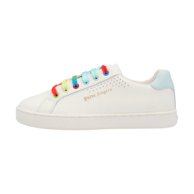 (PS) Palm Angels ' Leather Lace-Up Low-Top Sneaker 'White Blue'