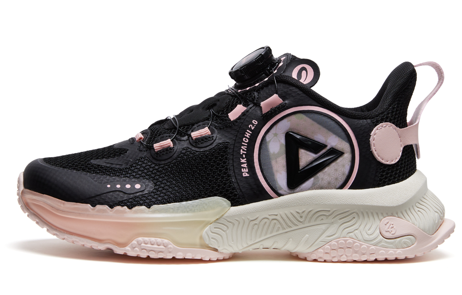 (PS) Peak Taichi Running Shoes 'Black Hot Pink'