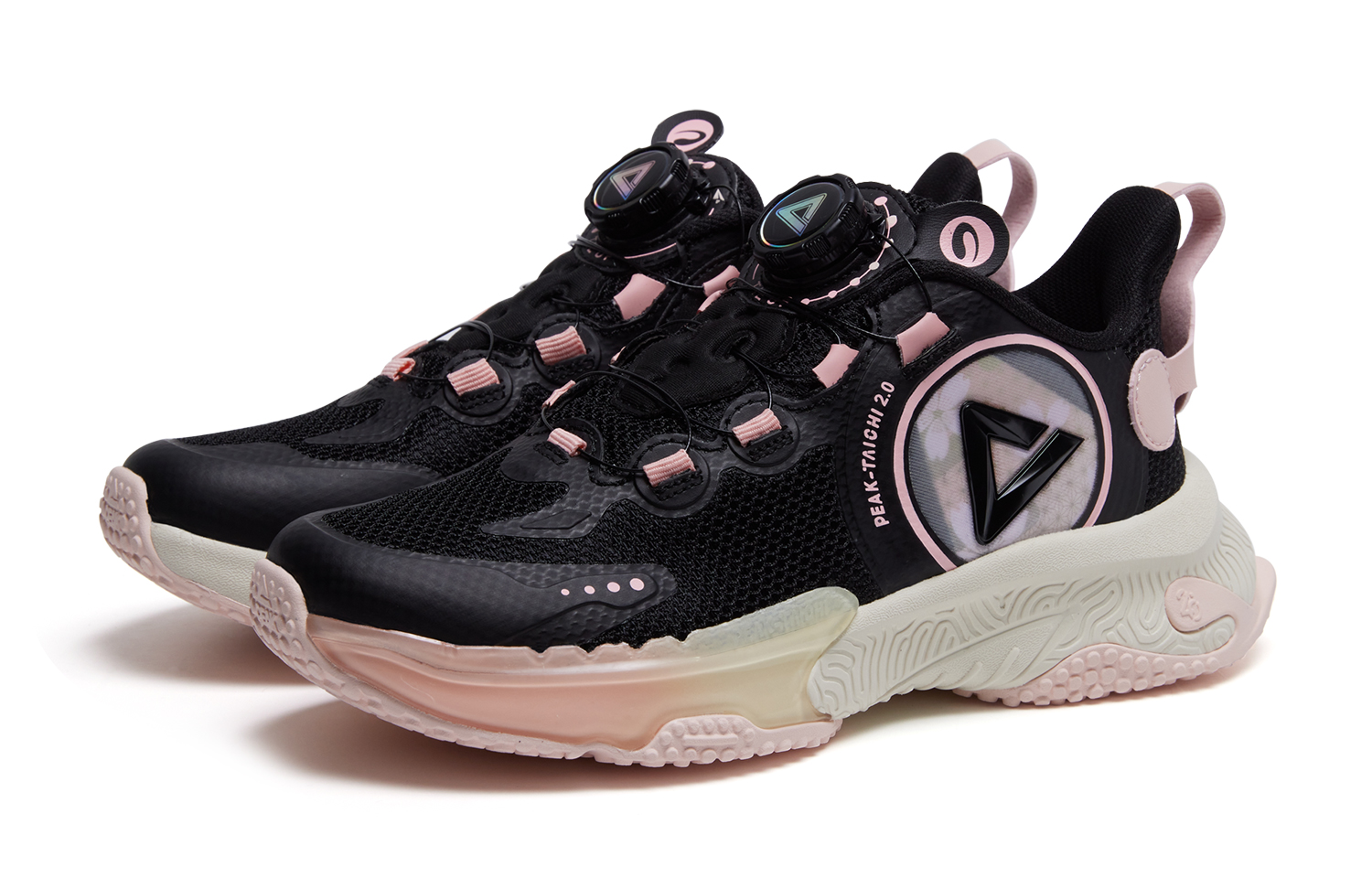 (PS) Peak Taichi Running Shoes 'Black Hot Pink' 圖 3