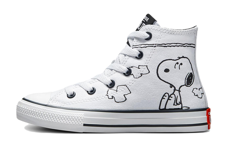 (Preschool) Converse Peanuts x Chuck Taylor All Star 'White Black Red' A01869C