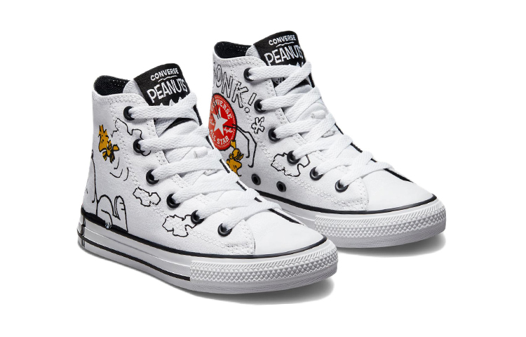 Lookbook (PS) Converse Peanuts x Chuck Taylor All Star 'Blanco Negro Rojo' A01869C