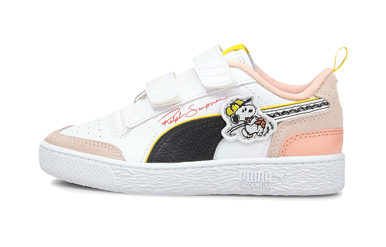 Buy (Preschool) Peanuts x Puma Ralph Sampson V 'White Black' 375794-02