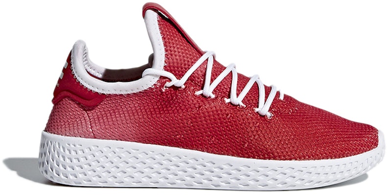 (Preschool) Pharrell x adidas Tennis Hu C 'Scarlet White' BB6838 Order (Preschool) Pharrell x adidas Tennis Hu C 'Scarlet White' BB6838