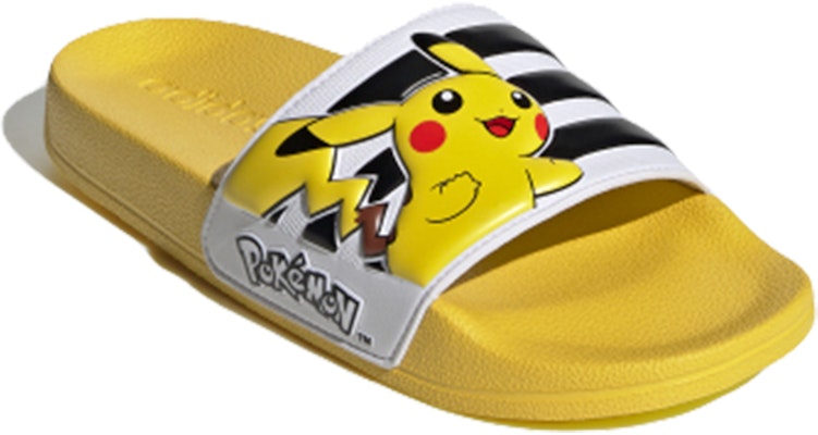 (Preschool) Pokemon x adidas Adilette Shower Slides J 'Pikachu' FW7430 Lookbook (Preschool) Pokemon x adidas Adilette Shower Slides J 'Pikachu' FW7430