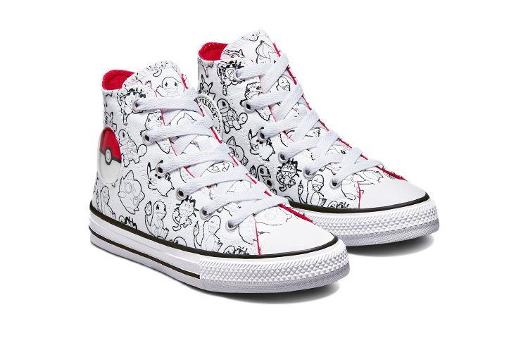 Lookbook (PS) 宝可梦 x 匡威Chuck Taylor All Star高帮 '精灵球' A01230C