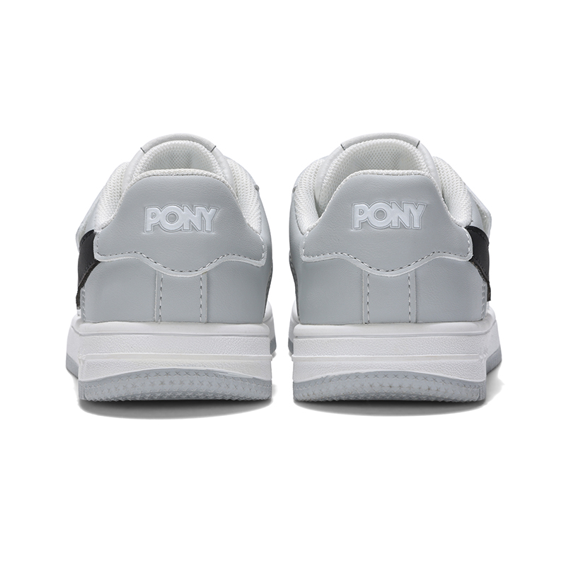 Purchase 兒童 PONY CITY WINGS 經典休閒 防滑耐磨 低筒 兒童板鞋 灰白黑