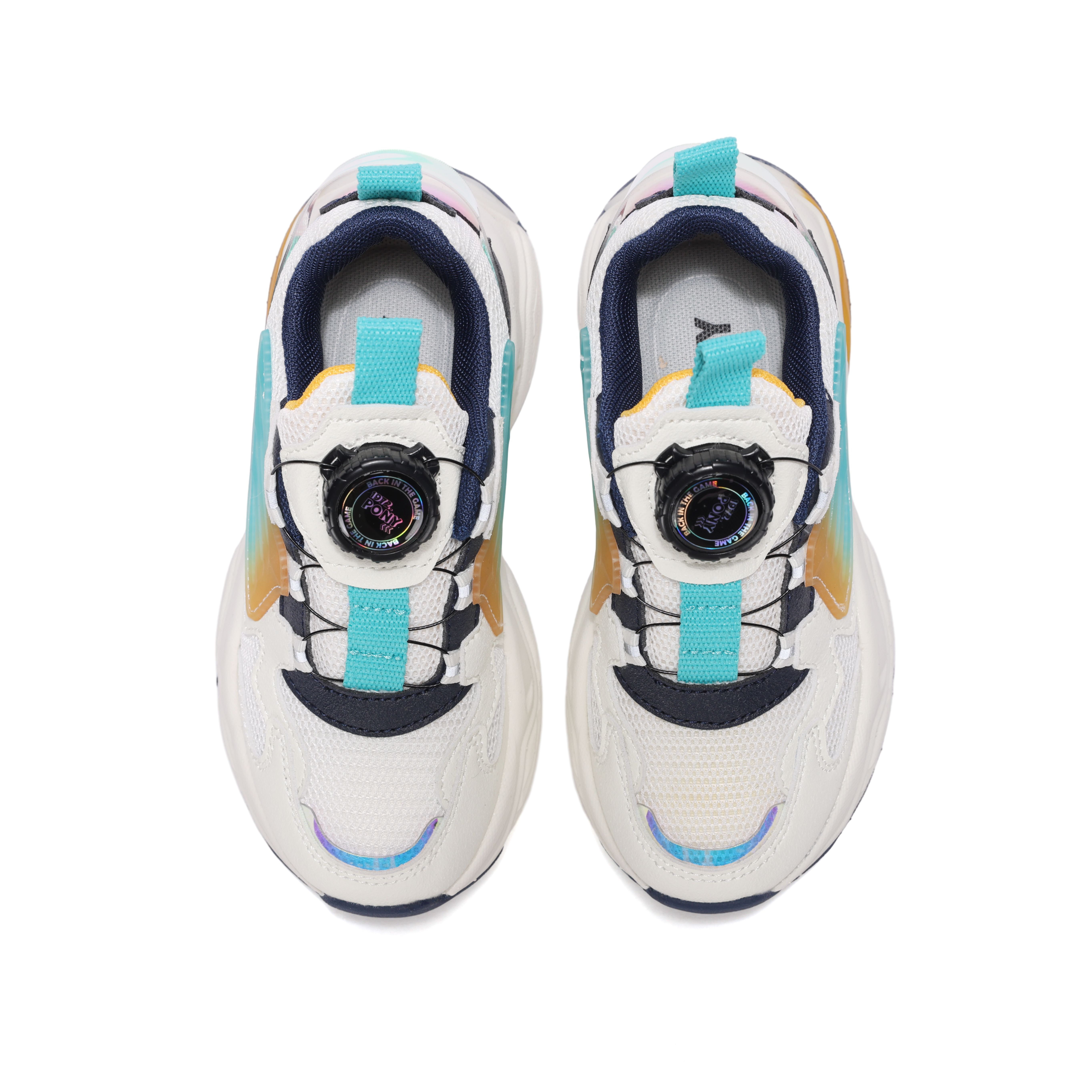 Lookbook (Preschool) PONY Classic 'Yellow White' Running Shoes 234K1MD55YW