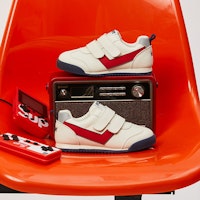 兒童 PONY 運動網面透氣運 低幫 兒童跑步鞋 紅色 1