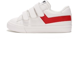 (Preschool) PONY Low Top 'White Red' Running Shoe 234K1TS51RD (Preschool) PONY Low Top 'White Red' Running Shoe 234K1TS51RD