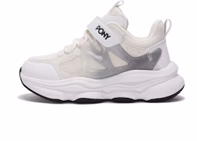(Preschool) PONY Mid-Top Trainer 'White' 234K1MD54RW (Preschool) PONY Mid-Top Trainer 'White' 234K1MD54RW