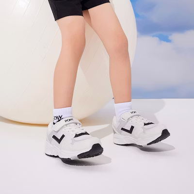 儿童 PONY MJ-72 減震透氣 兒童休閒鞋 白灰 Cheap 儿童 PONY MJ-72 減震透氣 兒童休閒鞋 白灰