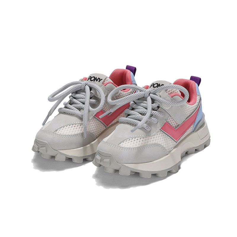 Lookbook (PS) Kasut Kasual Retro PONY 'Putih Merah Biru' 242K1SO16PK