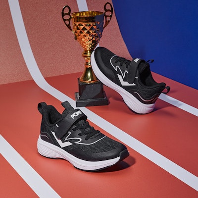 (PS) Zapatillas PONY Running 'Comodidad Negra' 233K1SP56BK 3