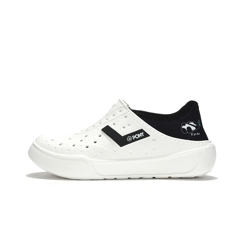(Preschool) PONY Sandal &#x27;Cute Panda White Black&#x27; 242K1SA02BK