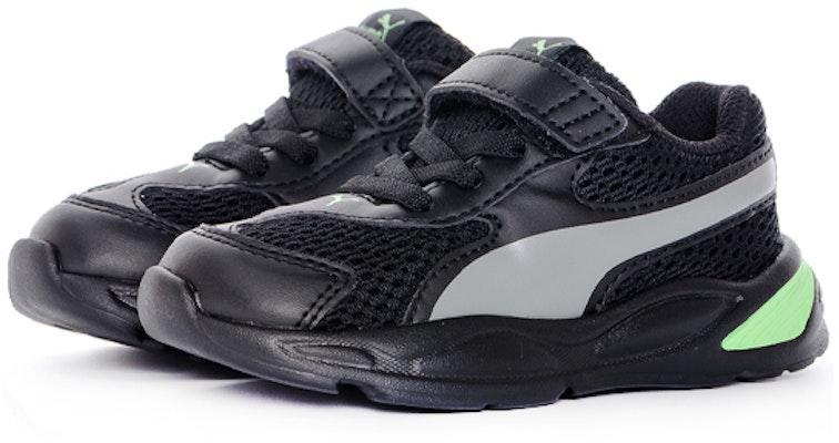 (Preschool) Puma 90s Runner Mesh AC 'Black Grey Green' 372928-05 Order (Preschool) Puma 90s Runner Mesh AC 'Black Grey Green' 372928-05