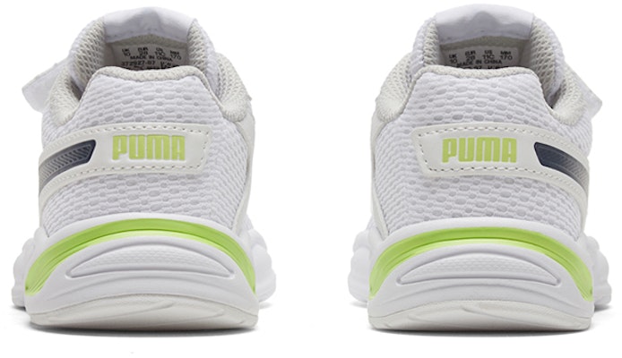 中童 Puma 90年代跑步者網布運動鞋 白綠 Shop 中童 Puma 90年代跑步者網布運動鞋 白綠