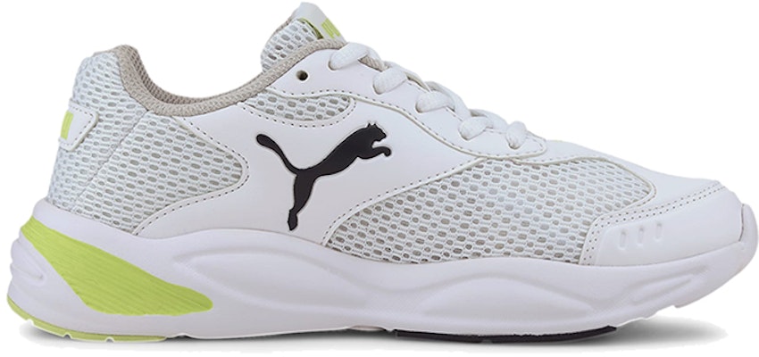 (Preschool) Puma 90s Runner Mesh Jr 'White Black Yellow' 372926-07 Order (Preschool) Puma 90s Runner Mesh Jr 'White Black Yellow' 372926-07