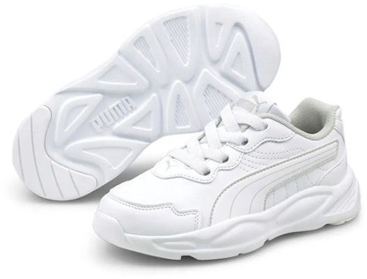(Preschool) Puma 90s Runner Nu Wave Sl Sneakers White 375805-01 Lookbook (Preschool) Puma 90s Runner Nu Wave Sl Sneakers White 375805-01