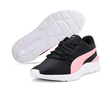 (PS) Puma Adela Satin K Zwart/Roze/Wit 369086-04 Purchase (PS) Puma Adela Satin K Zwart/Roze/Wit 369086-04