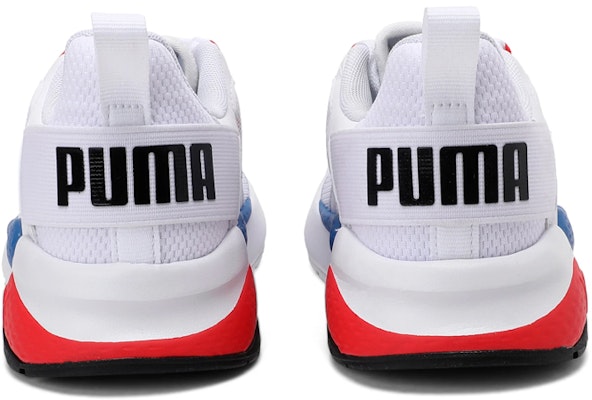 (Preschool) Puma Anzarun K Shoes White/Blue 372035-02 Shop (Preschool) Puma Anzarun K Shoes White/Blue 372035-02