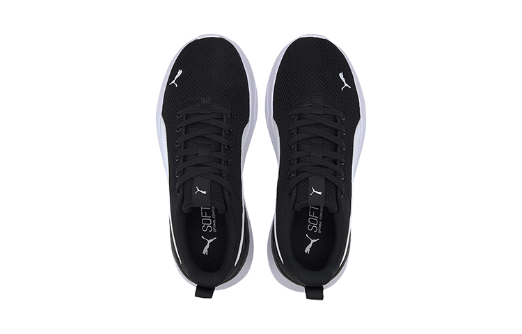 Lookbook (JR) プーマ アンザラン ライト ロー ブラック/ホワイト 372004-01