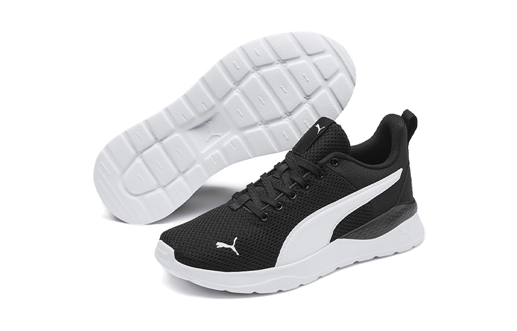 Purchase (JR) プーマ アンザラン ライト ロー ブラック/ホワイト 372004-01