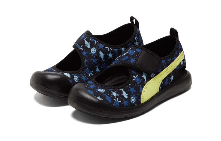 Lookbook (PS) Puma Aquacat Blau//Gelb ''Schwarz'' 372157-09