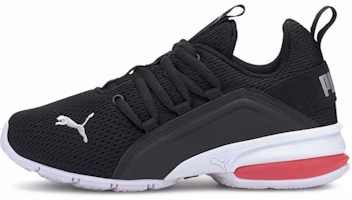 (Preschool) Puma Axelion Mesh Running Shoes 'Youth Black' 194286-01