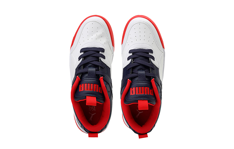 Lookbook (PS) Puma Backcourt Imeva (Big) Schuhe Blau/Weiß/Rot 374406-03