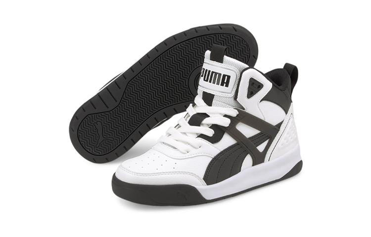 Lookbook (PS) Puma Backcourt Mid 'Hitam Putih' 374411-04